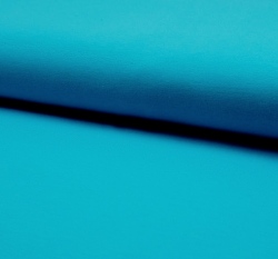 Jednobarevná teplávina tyrkys tmavší 240 g