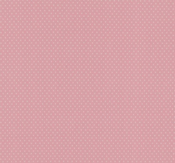 Úplet potisk malé bílé puntíky na světle růžové