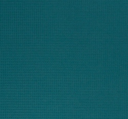 Bavlněná vaflovina jednobarevná petrolejová