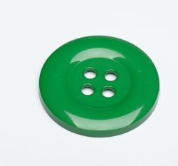 Knoflík mega velký sytě zelený