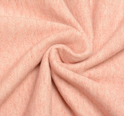 Teplákovina jednobarevná růžové melange
