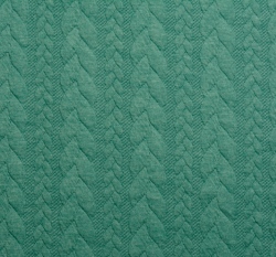 Pletenina copánky smaragdové melé