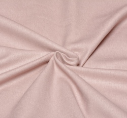 Viskóza s příměsí lnu jednobarevná starorůžová 