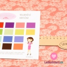 Úplet potisk bílé obrysy květin na lososové