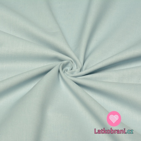 Bavlněné plátno jednobarevné baby modré 