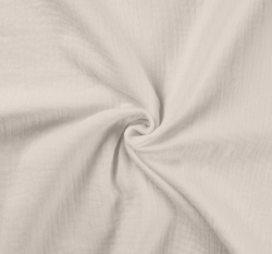 Dvojitá gázovina / mušelín ecru