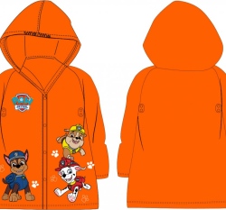 Pláštěnka dětská Tlapková patrola, oranžová, vel. 98-104