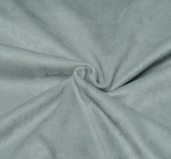 Úplet scuba šedý, vzhled broušená kůže