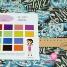 Teplákovina počesaná potisk grafiti na ecru