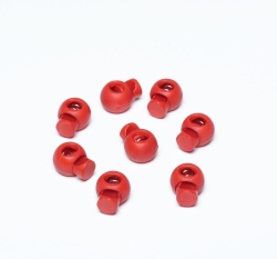 Brzdičky kulaté Červená světlá