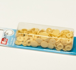 Plastové patentky Prym Color snaps Žlutá banánová