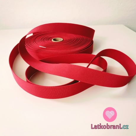 Pruženka barevná malinová 25 mm