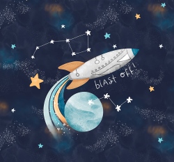 Panel kosmický raketoplán ve vesmíru