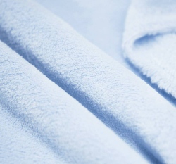 Coral fleece světle modrý 