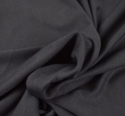 Viskózový jednobarevný úplet tmavě šedý