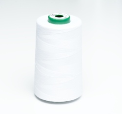 Overlocková nit HAGAL bílá, návin 5000 m