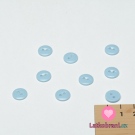 Knoflík kulatý, lesklý, modrý