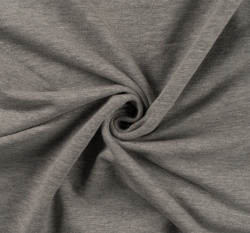 Jednobarevná teplákovina světle šedá žíhaná 