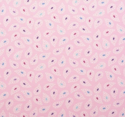 Úplet Paisley růžové