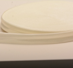 Šikmý proužek / lemovací pruženka smetanová