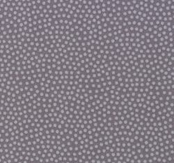 Bavlněné plátno drobné puntíky na šedé