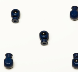 Brzdička s jedním otvorem tmavě modrá