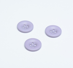 Knoflík hladký, lesklý, fialový světlý