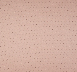 Bavlněný popelín potisk puntíky na růžové