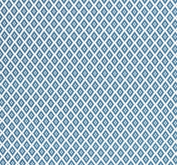 Bavlněné plátno modré kosočtverečky na bílé 