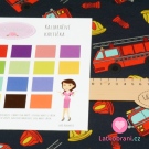 Úplet potisk hasiči na tmavě šedé 