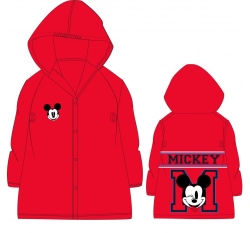Pláštěnka dětská Mickey, červená  vel. 98-104