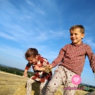 Teplákovina potisk medvídek Méďa na bordové