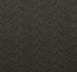 Pletenina copánky jednobarevná hnědá