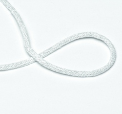 Šňůra BA Ø 5mm šedobílá