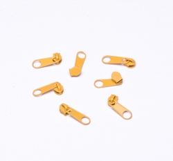 Jezdec k metrážovému zipu 3 mm Žlutá