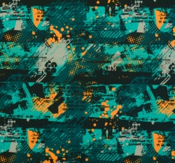 Softshell letní potisk abstrakce 