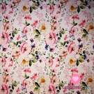 Úplet potisk jabloňový květ drobnější design