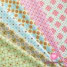 Bavlněné plátno kvítka na růžové