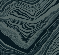 Teplákovina s příměsí modalu potisk abstraktní vrstvy na tmavší mintové