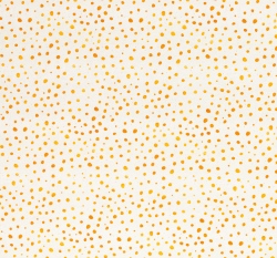 Úplet potisk žluté nepravidelné puntíčky na přírodní bílé