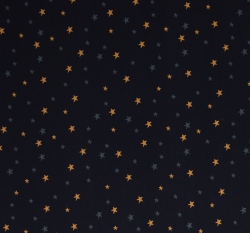 Úplet potisk hvězdičky na tmavě modré 