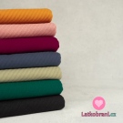 Úplet šikmé proužky okrový 