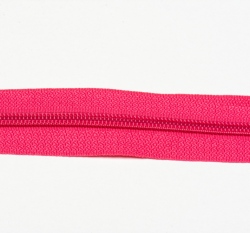 Metrážový zip spirálový 5 mm Růžová