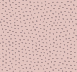 Úplet potisk puntíky na růžové 