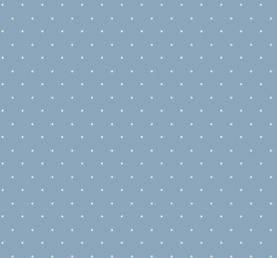 Úplet potisk bílé puntíčky na modré jeans 