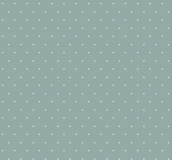 Úplet potisk bílé puntíčky na tmavší starozelené 