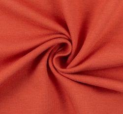 Teplákovina jednobarevná červeno - oranžová