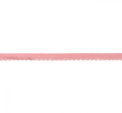 Pruženka prádlová starorůžová s krajkou 