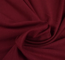 Viskózový jednobarevný úplet bordó