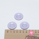 Knoflík hladký, lesklý, fialový světlejší 30mm